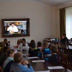 Wizyta dzieci ze szkoły podstawowej z Koszyc Małych