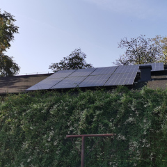 Altana wraz z instalacją fotowoltaiczną