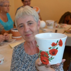 Warsztaty decoupage w ramach projektu Lokalnej Grupy Działania Dunajec-Biała