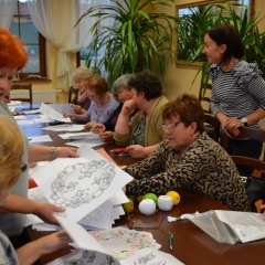 Rozpoczęły się WARSZTATY Z SZYCIA I ZDOBIENIA HAFTEM SERWETY